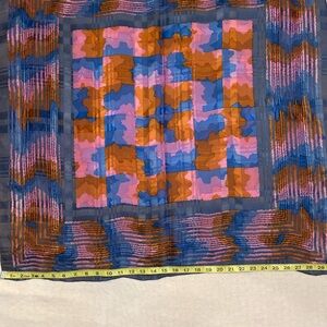 Silk scarf with beautiful colors.